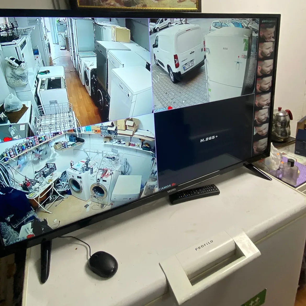 Tamamlanan iş yeri güvenlik kamera sistemi projesi